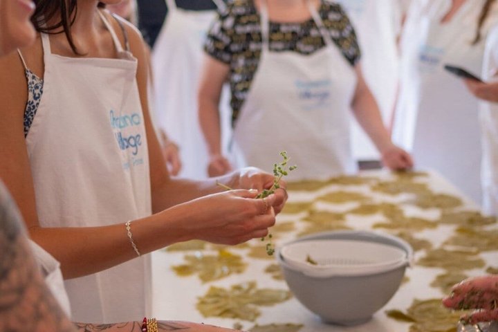 Maria's Open Cooking Class lessons in Delux hotel of Paros
