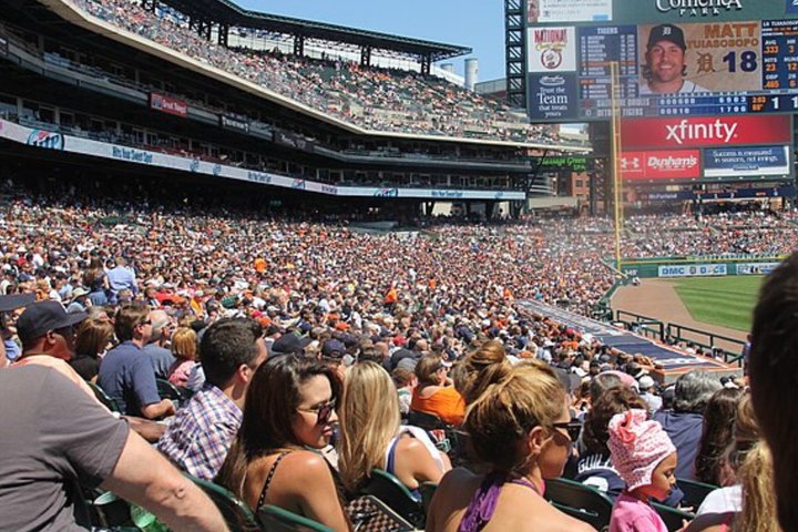 Detroit Tigers Baseball Game at Comerica Park