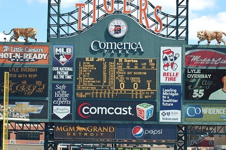 Detroit Tigers Baseball Game at Comerica Park