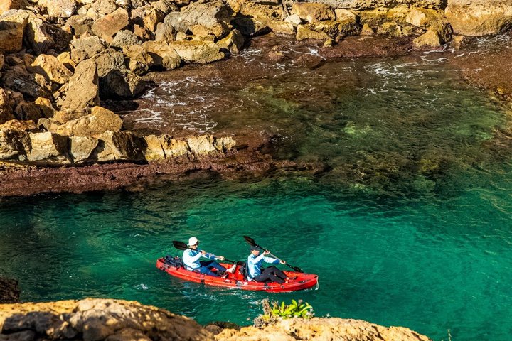 Kayak guided tour from Moraira