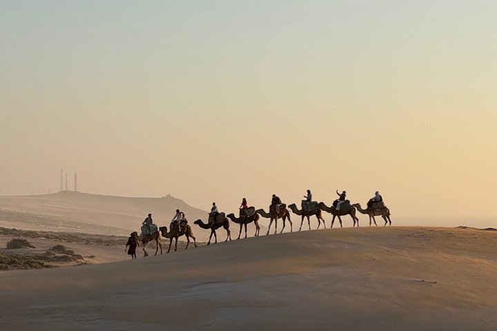 Agadir/Taghazout: Sunset Sandboarding Quad Bike & Moroccan Dinner