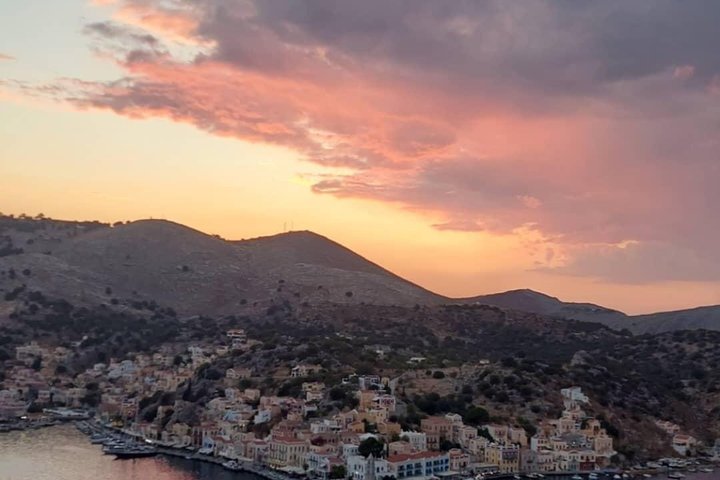 Symi Sunset and Evening Boat Experience