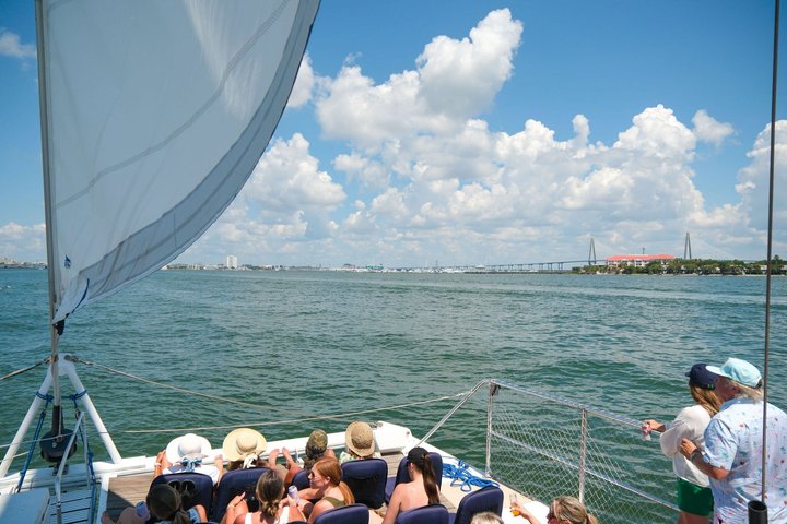 Charleston Iconic Sunset Sail - Lux Catamaran w/Bar & Bathrooms