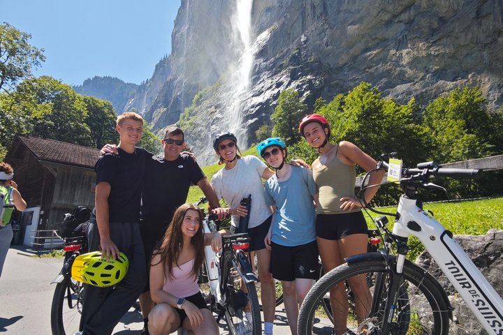 Lauterbrunnen and Trummelbach Waterfalls E-bike Tour Swiss Picnic