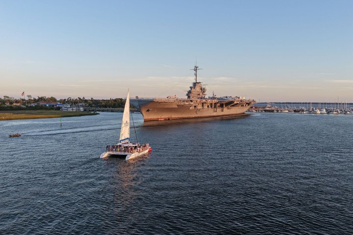 Charleston Iconic Sunset Sail - Lux Catamaran w/Bar & Bathrooms