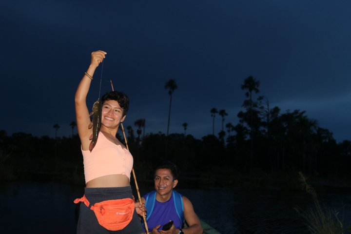 Sporting Piranha Fishing and Bird Watching in Lake Yacumama