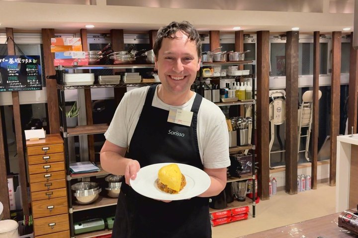 Local market visit & Chicken Omurice Cooking Class (Ebisu, Tokyo)