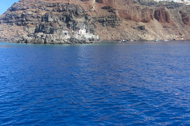 Premium Santorini Daytime Catamaran Cruise with BBQ & Open Bar