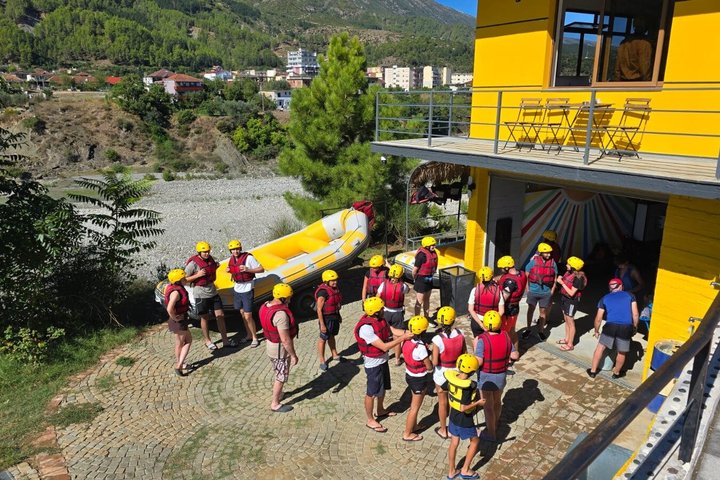 Family Rafting Vjosa River in Permet Albania