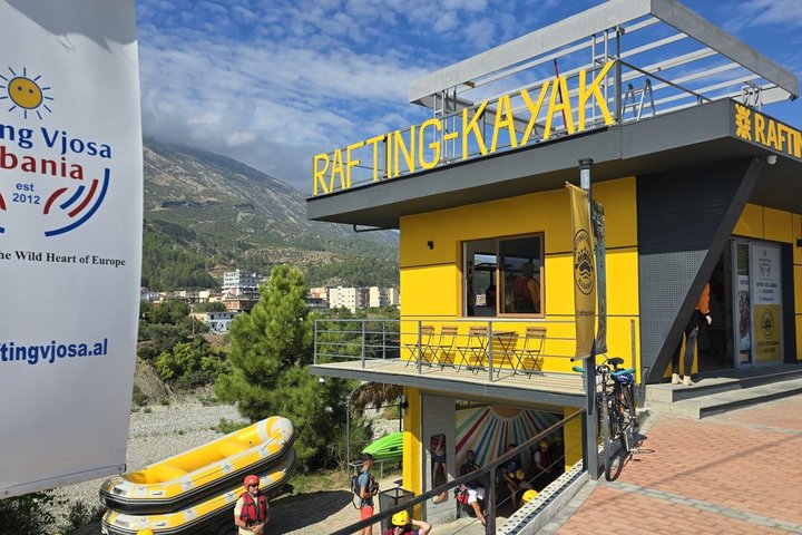 Family Rafting Vjosa River in Permet Albania