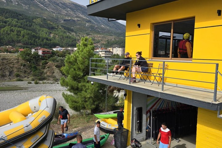 Family Rafting Vjosa River in Permet Albania