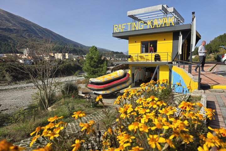 Family Rafting Vjosa River in Permet Albania