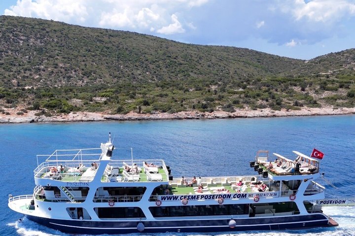 Cesme Boat Tour Hidden Bays Cruise with Swimming Stops
