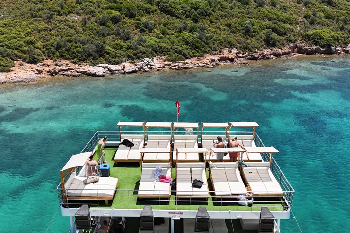 Cesme Boat Tour Hidden Bays Cruise with Swimming Stops
