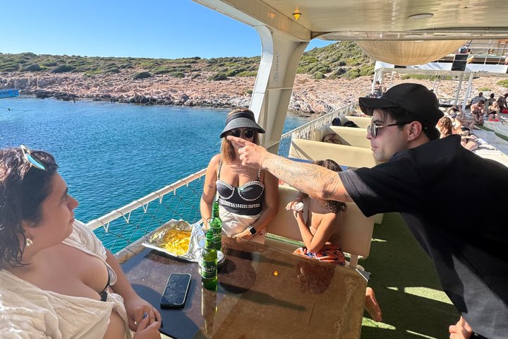 Cesme Boat Tour Hidden Bays Cruise with Swimming Stops