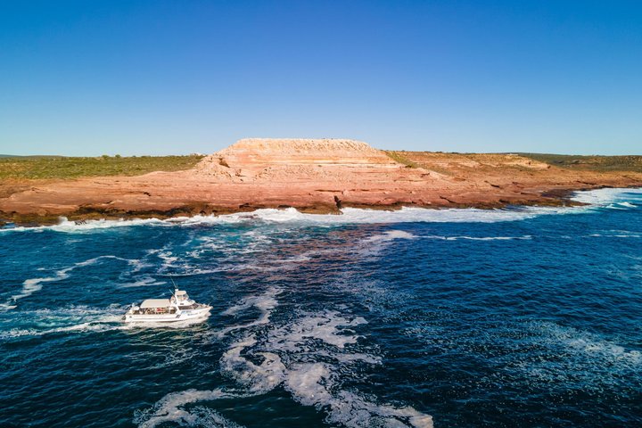 Kalbarri Sunset Cruise Along Island Rock & Coastal Cliffs