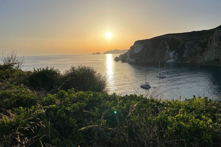 Ponza Island Day Trip from Rome with Boat Tour Swimming and Lunch