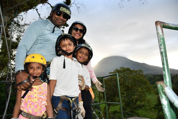 Zipline Tour in La Fortuna with Arenal Volcano Views