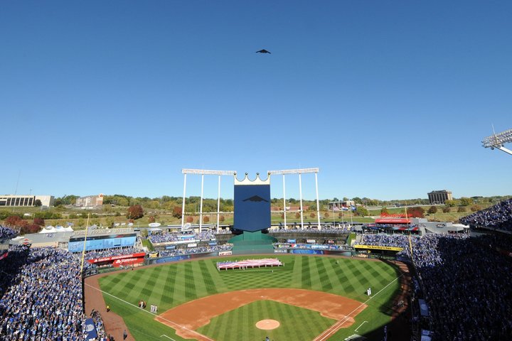 Kansas City Royals Baseball Game at Kauffman Stadium