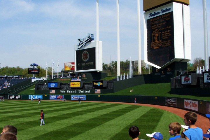 Kansas City Royals Baseball Game at Kauffman Stadium