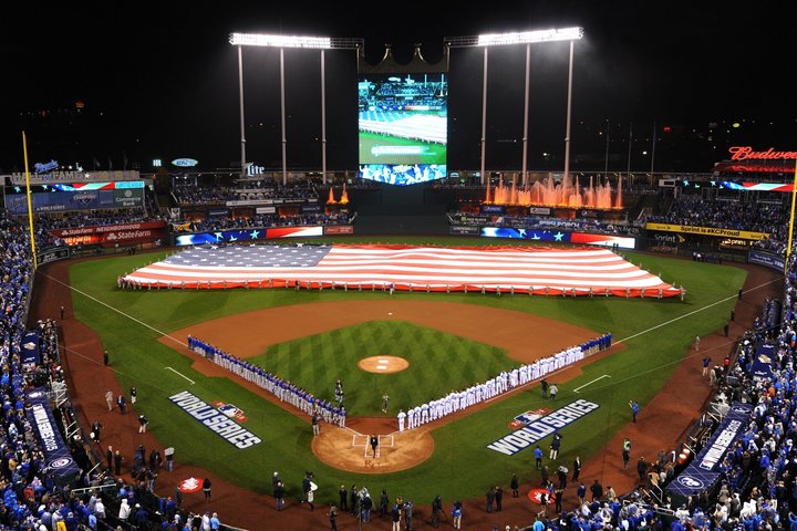 Kansas City Royals Baseball Game at Kauffman Stadium