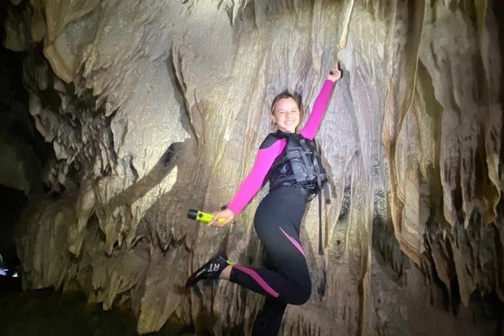 Okinawa Miyako Half Day Pumpkin Cave Caving and Kayaking