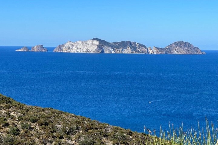 From Anzio: Ponza Boat Tour Swimming & Lunch + Ferry Tickets
