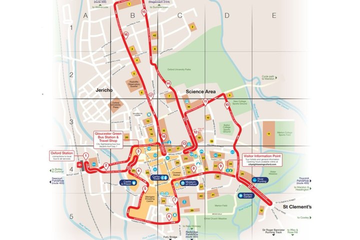 City Sightseeing Oxford Hop-On Hop-Off Bus Tour