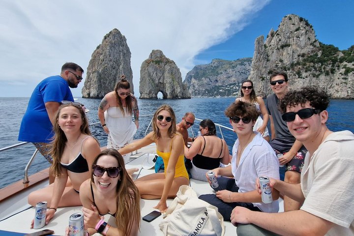 Capri: Boat tour of the caves with swim and Limoncello tasting!