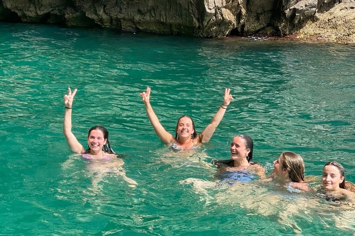 Capri: Boat tour of the caves with swim and Limoncello tasting!