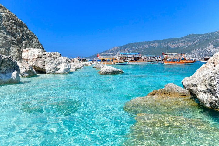 Suluada Boat Tour From Antalya (Maldives of Turkey) with Lunch & Hotel Transfer