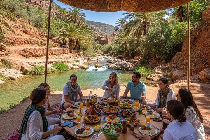 Paradise Valley Tour Agadir & Berber Breakfast & Hotel Transfers
