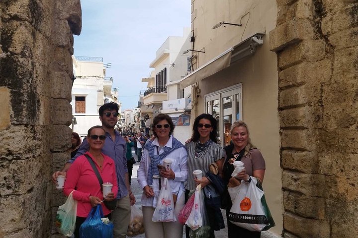 Rethymno Old Town Walking Food Tour Local Market Visit Tastings