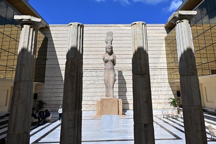 Alexandria Bibliotheca and Greco-Roman Museum from North Coast