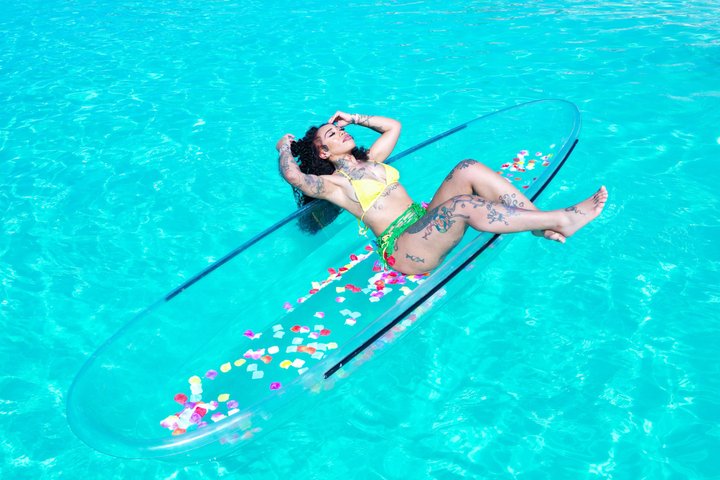 Glass kayak Photoshoot Grand Turk island