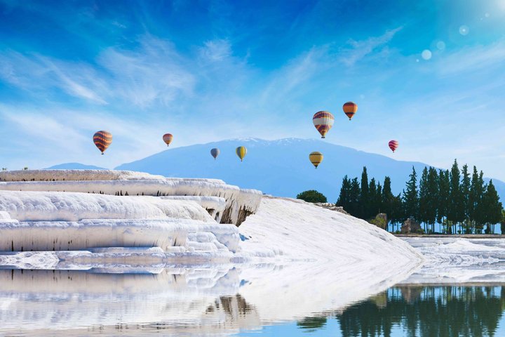Full-Day Marmaris Pamukkale Tour With Hot Air Balloon Ride