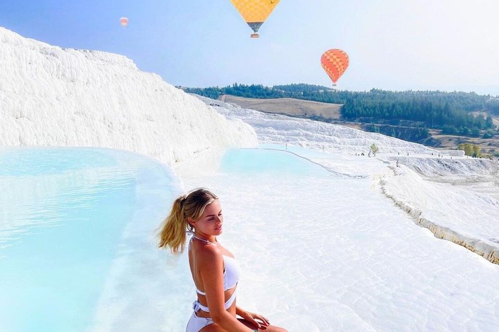 Full-Day Marmaris Pamukkale Tour With Hot Air Balloon Ride