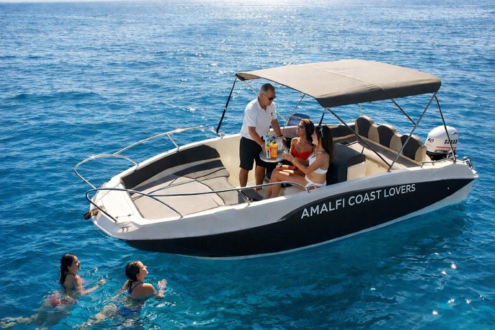 Private 40hp Boat Tour of the Amalfi Coast and Positano