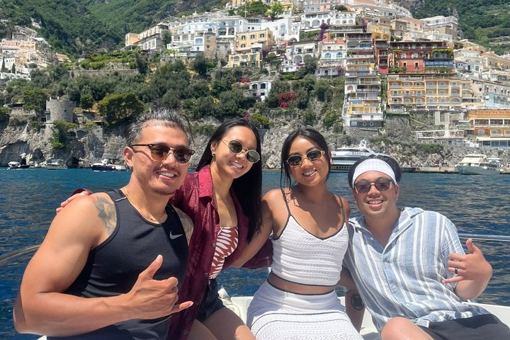 Private 40hp Boat Tour of the Amalfi Coast and Positano