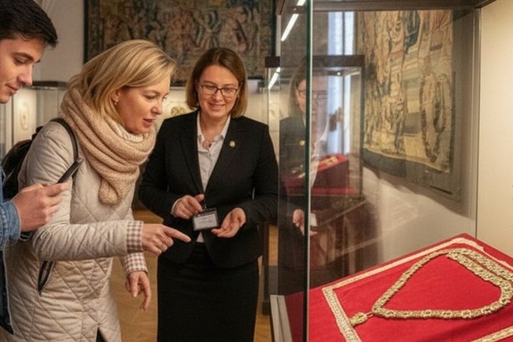 Krumlov Royal Palace Tour: Interiors, Pralines & Sweet Café