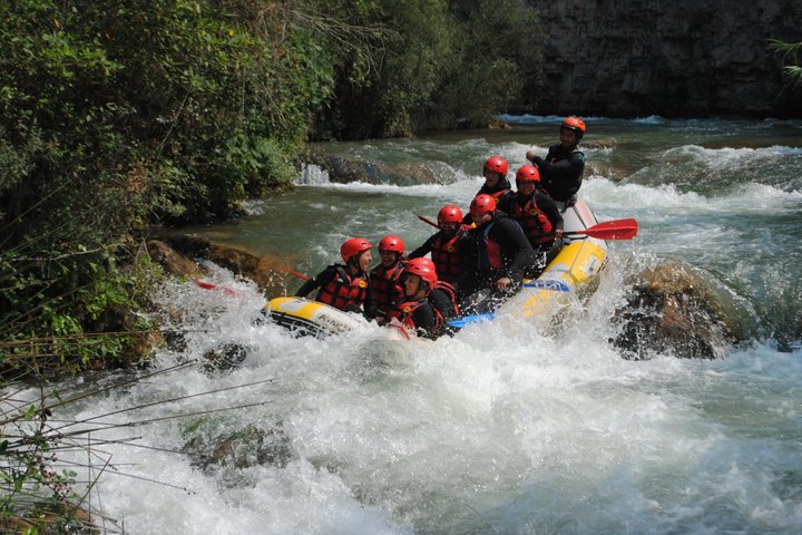 From Valencia: Montanejos Thermal Pools + Hiking, Rafting, Kayak
