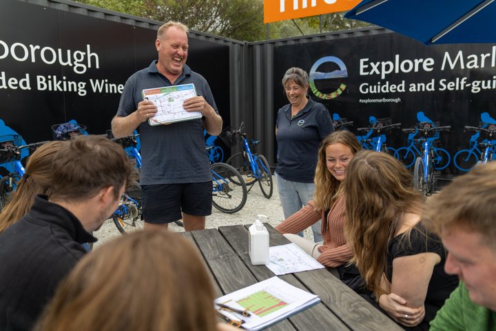 Self-Guided Biking Wine Tour (full day) in the Marlborough Region.