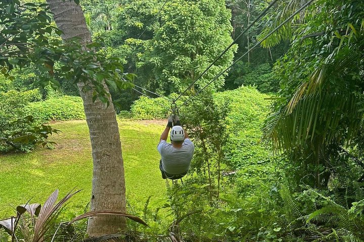 El Yunque Ziplining in Puerto Rico
