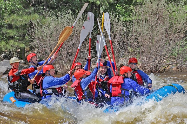Inflatable Raft Whitewater Experience in Fort Collins