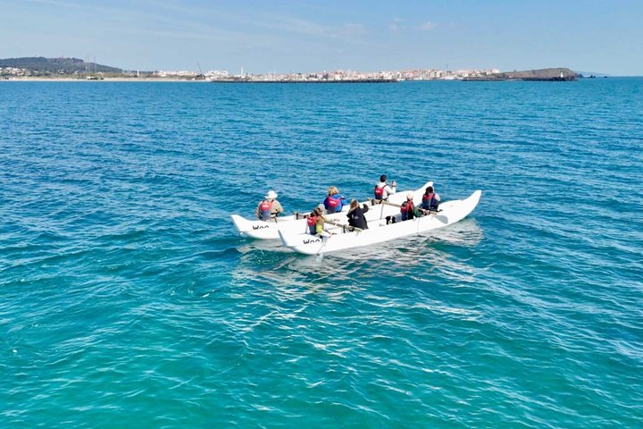 Hawaiian canoe ride Fort of Brescou Island Cap d’Agde