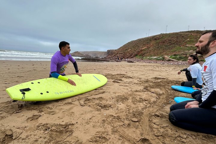 Beginners Surf lessons in Mirleft