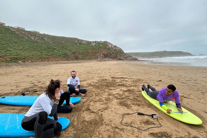 Beginners Surf lessons in Mirleft