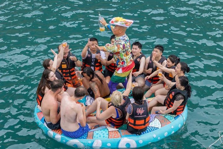 Coral Reef Snorkeling and Floating Bar Party from Nha Trang