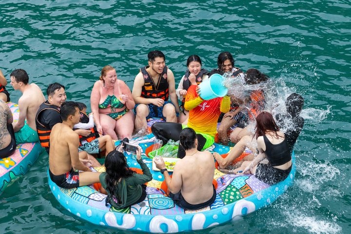 Coral Reef Snorkeling and Floating Bar Party from Nha Trang