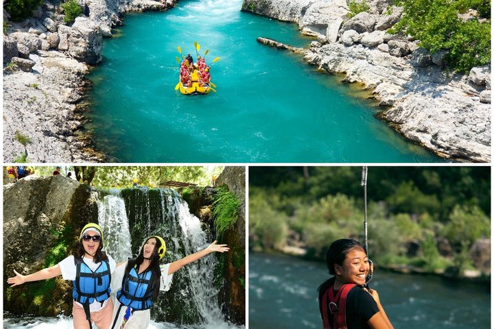 Side Combo Tour Adventure Rafting Quad Zipline Exprience